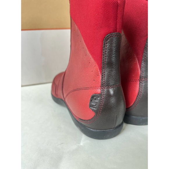 COLE HAAN G Series Red Galloway Leather Zip Front Air Tech Booties size wom 5.5 - Picture 4 of 8